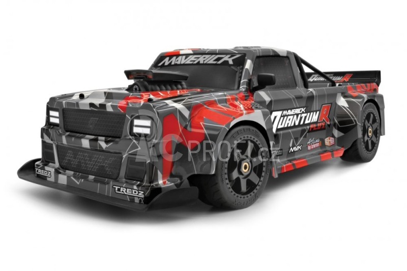 RC auto QuantumR Race Truck FLUX 1/8 4WD, šedo/červená
