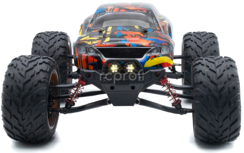 RC auto RMT Dominator Monster, oranžová + náhradní baterie