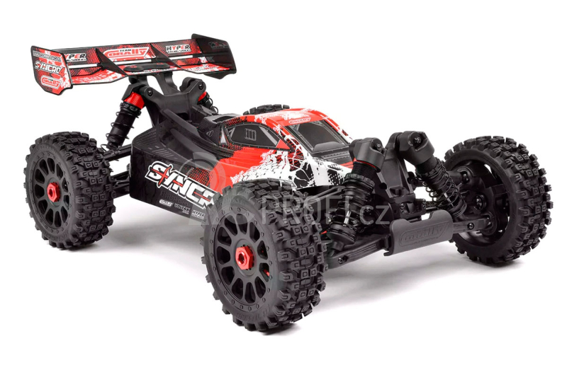 RC auto SYNCRO-4 - BUGGY 4WD 3-4S - RTR, červená