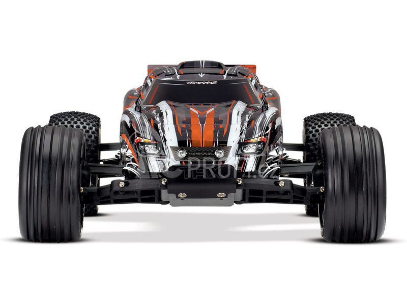 RC auto Traxxas Rustler 1:10 RTR, oranžová