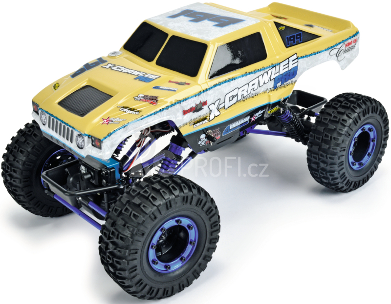 RC auto X-Crawlee PRO 1:10, žlutá