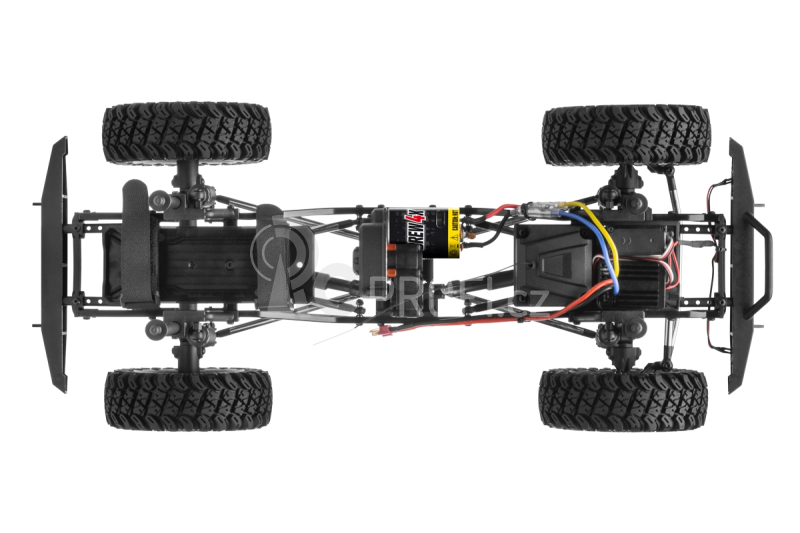 RC crawler CREW 4X, červená
