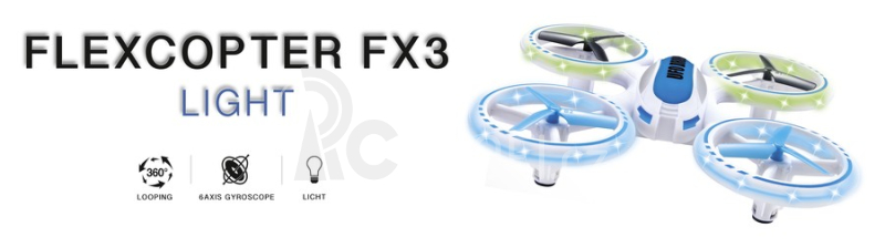 Dron Flexcopter FX3, dvoubarevná
