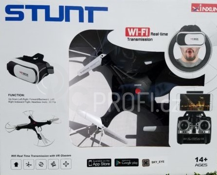 Dron X-5WR s FPV brýlemi, černá