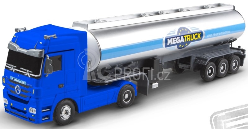 RC kamion cisterna Mercedes Benz - modrá
