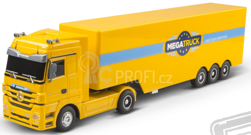 RC kamion Mercedes Benz - žlutá