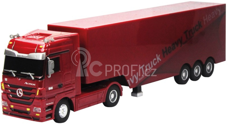 RC kamion Mercedes-Benz Actros, červená