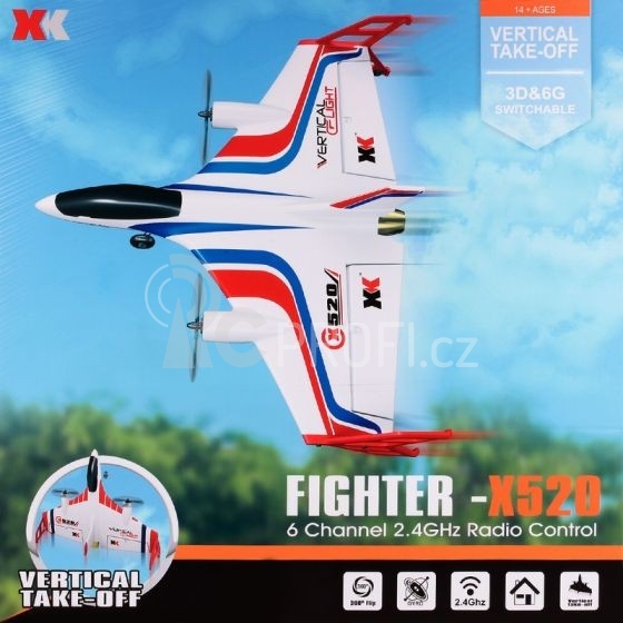 RC letadlo Fighter - X520 VTOL