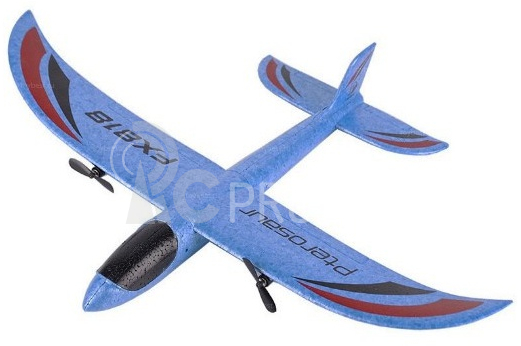 RC letadlo FX818, modrá