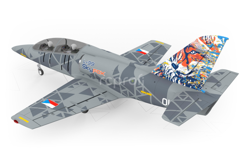 RC letadlo KAVAN L-39 Skyfox 1088mm, šedá