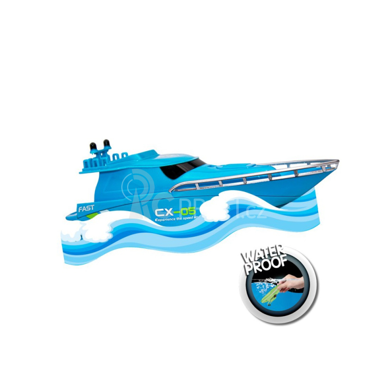 RC loď Mini Racing Yacht, modrá