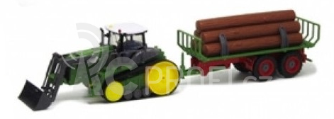 RC pásový traktor s přívěsem