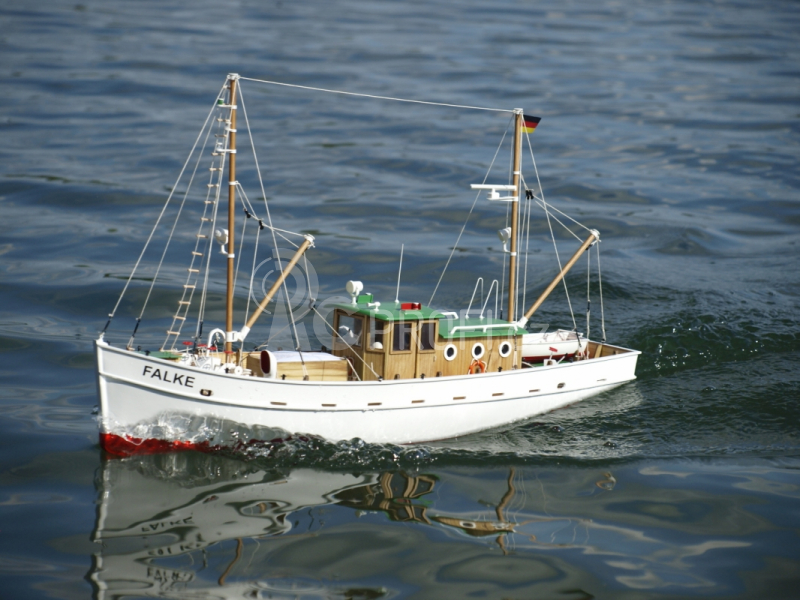RC stavebnice rybářského člunu FALKE 