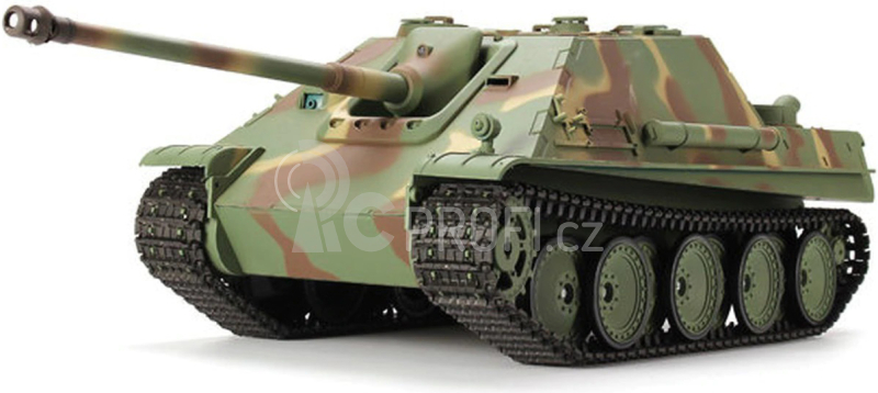RC tank German JagdPanther 1:16 camo, BB IR