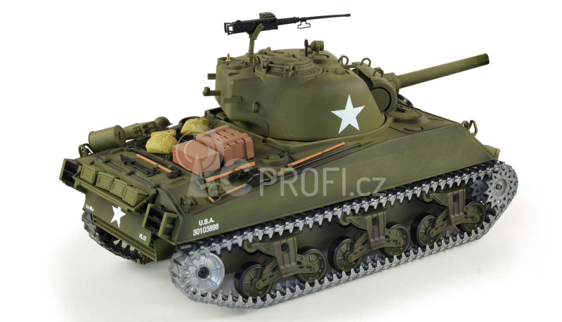 RC tank SHERMAN M4A3 1:16, BB IR 