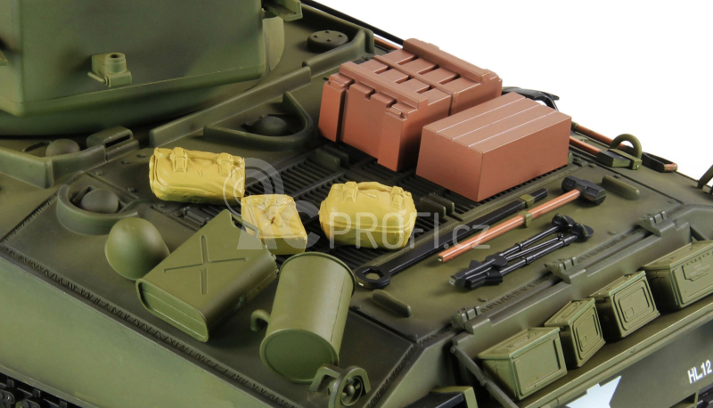 RC tank SHERMAN M4A3 1:16, BB IR 
