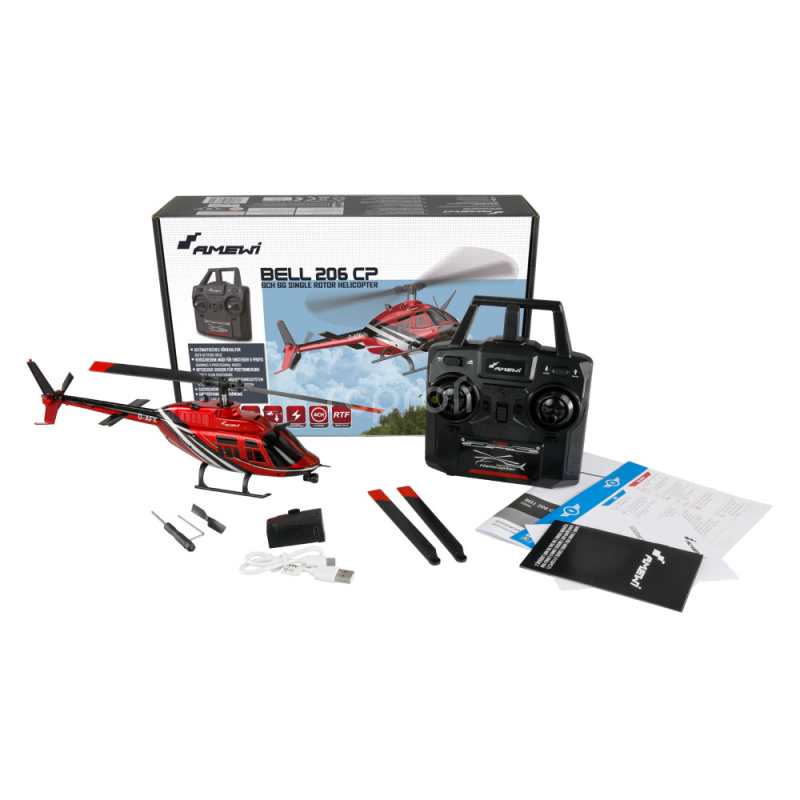 RC vrtulník Bell 206 CP Jet Ranger 6G RTF