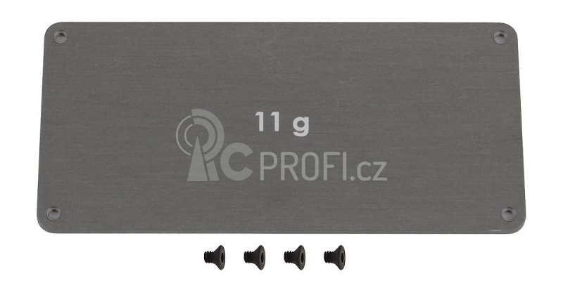 RC10B6.4 FT 11g závaží pod regulaci, hliníkové, 11g, 1 ks.