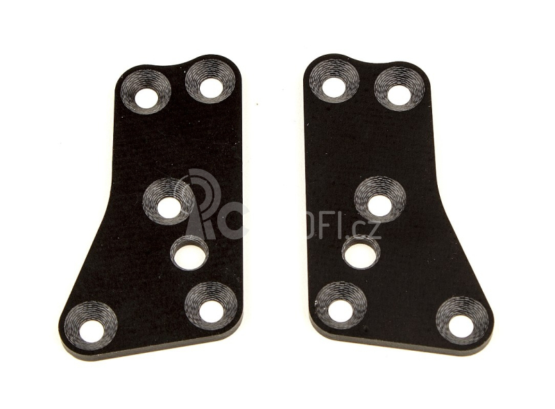 RC8B3.2 FT přední vrchní vložka ramen, G10, 2.0mm