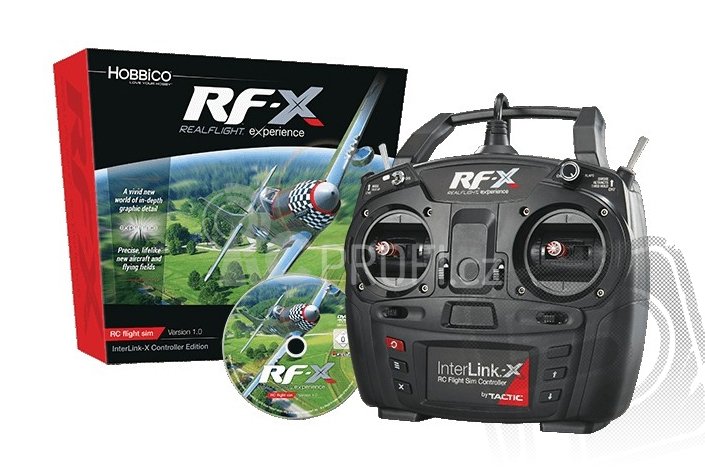 RealFlight RF-X s 10-k. ovladačem Interlink-X