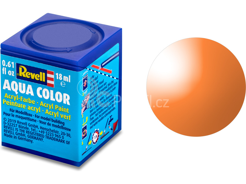 Revell akrylová barva #730 oranžová transparentní 18ml