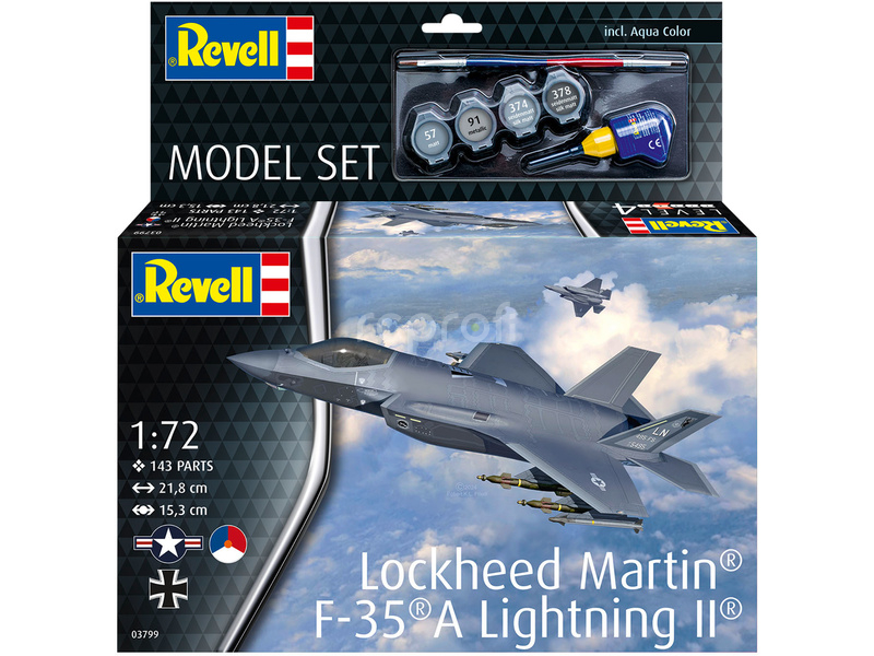 Revell Lockheed Martin F-35A Lightning II (1:72) (sada)