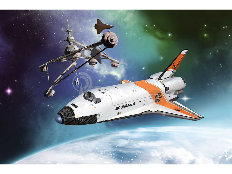 Revell raketoplán - Moonraker (1:144) (Giftset)