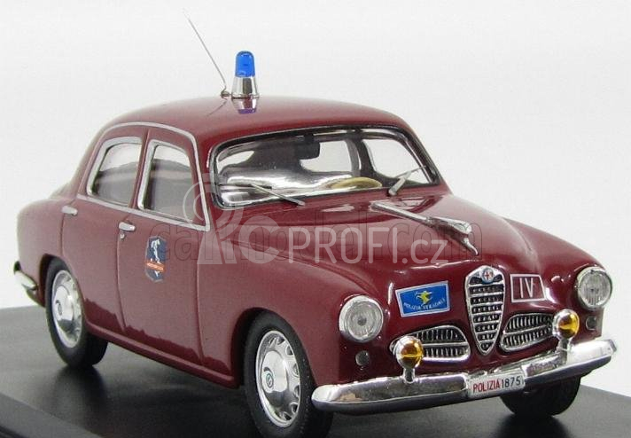 Rio-models Alfa romeo 1900 50th Anniversary Polizia Autostradale Autostrada Del Sole 1964-2014 1:43 Red