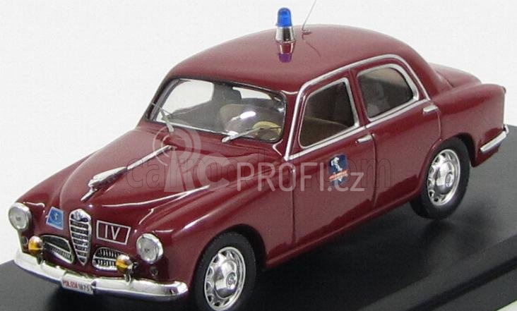 Rio-models Alfa romeo 1900 50th Anniversary Polizia Autostradale Autostrada Del Sole 1964-2014 1:43 Red