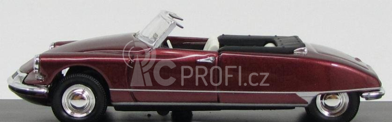 Rio-models Citroen Ds19 Cabriolet 1962 1:43 Red Met