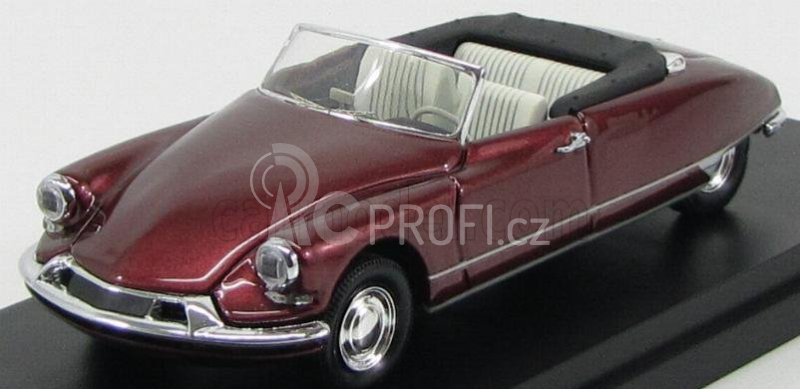 Rio-models Citroen Ds19 Cabriolet 1962 1:43 Red Met