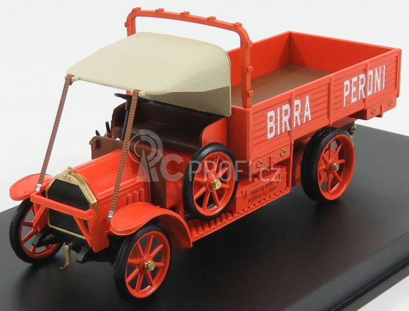 Rio-models Fiat 18bl Truck Birra Peroni 1915 1:43 Orange