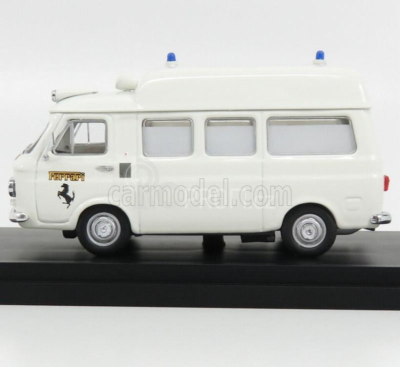 Rio-models Fiat 238 Ambulance Tetto Alto Ferrari Fiorano 1972 1:43 Bílá
