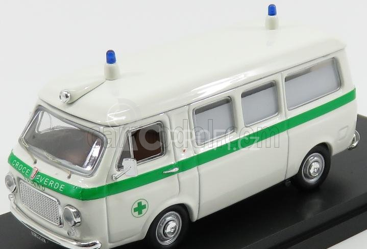 Rio-models Fiat 238 Ambulanza Croce Verde Lugano - Svizzera 1:43 Bílá Zelená