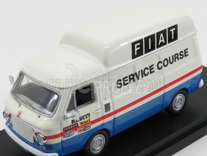 Rio-models Fiat 238 Van Assistenza France Fiat Service Course 1971 1:43 Bílá Modrá