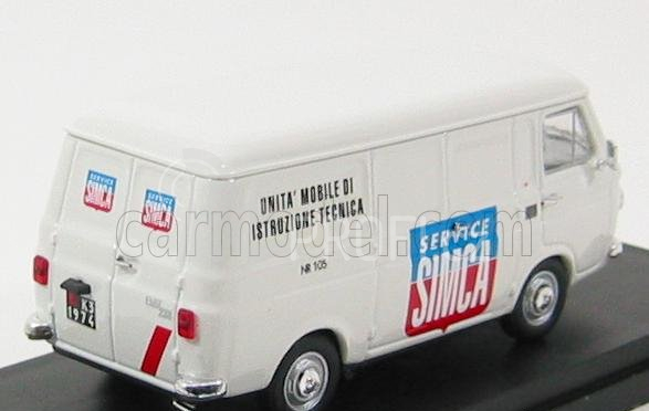 Rio-models Fiat 238 Van Simca Service 1970 1:43 Bílá