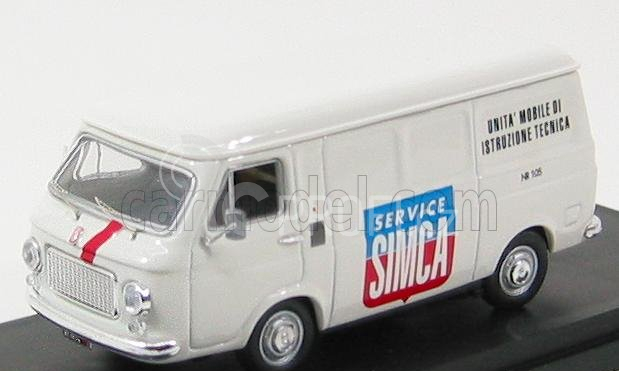 Rio-models Fiat 238 Van Simca Service 1970 1:43 Bílá