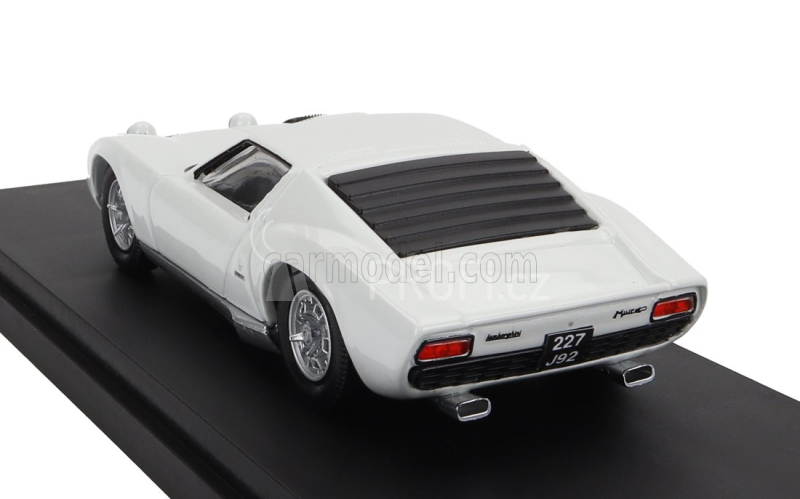 Rio-models Lamborghini Miura P400 1967 - Personal Car Johnny Hallyday 1:43 Bílá