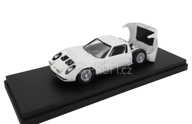 Rio-models Lamborghini Miura P400 1967 - Personal Car Johnny Hallyday 1:43 Bílá