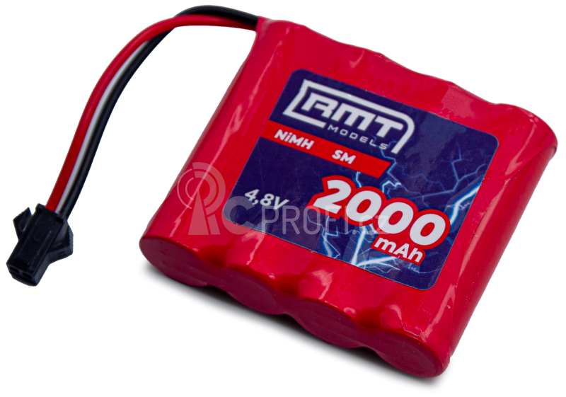 RMT models NiMH 2000 mAh 4,8V SM-plug