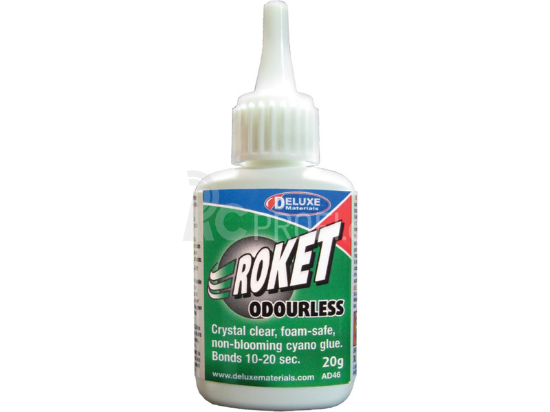 Roket Odourless vteřinové lepidlo foam-safe 20g