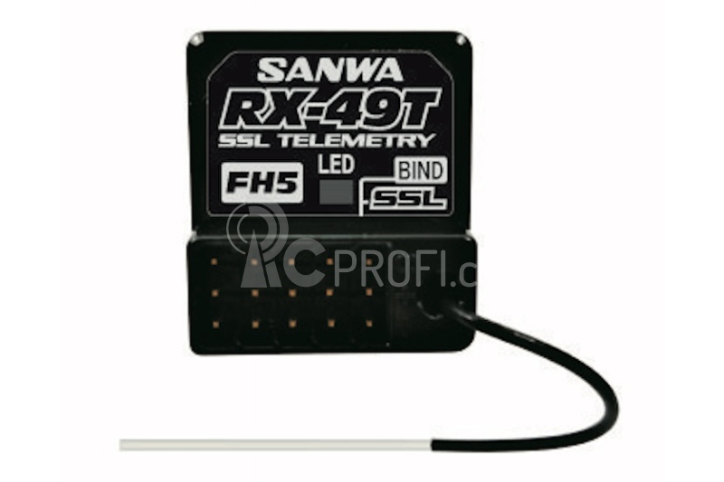 RX-49T FH5/FH5U přijímač (telemetrický)
