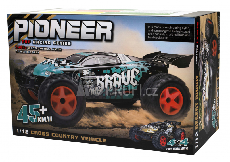 BAZAR - RC auto Pioneer Brave, černozelená