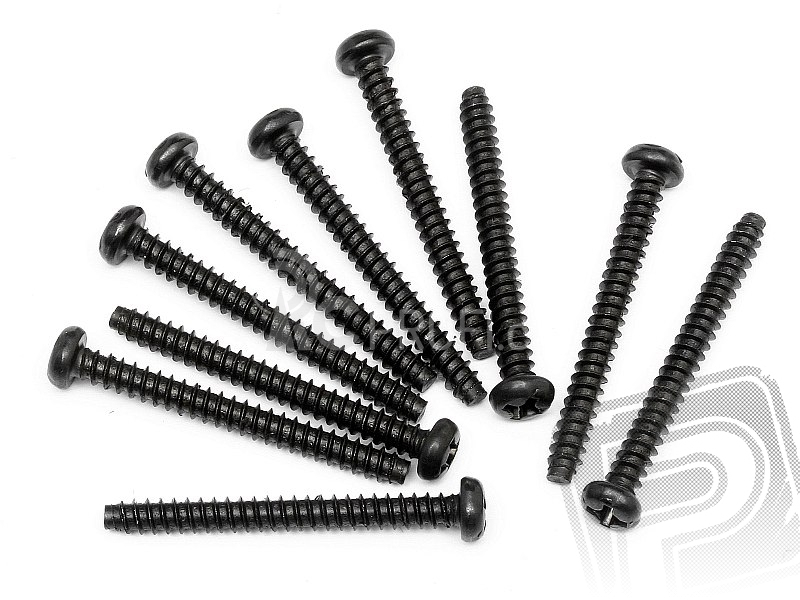 Samořezný šroub s kulatou hlavou M3x28mm (10ks.)