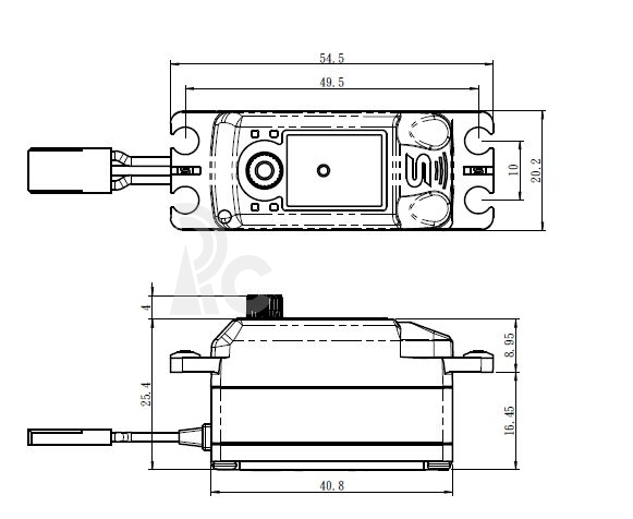 SB-2263MG BRUSHLESS Digitální servo