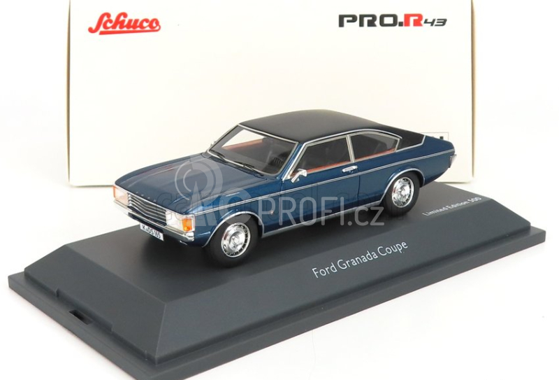 Schuco Ford england Granada Mki Coupe 1972 1:43 Blue