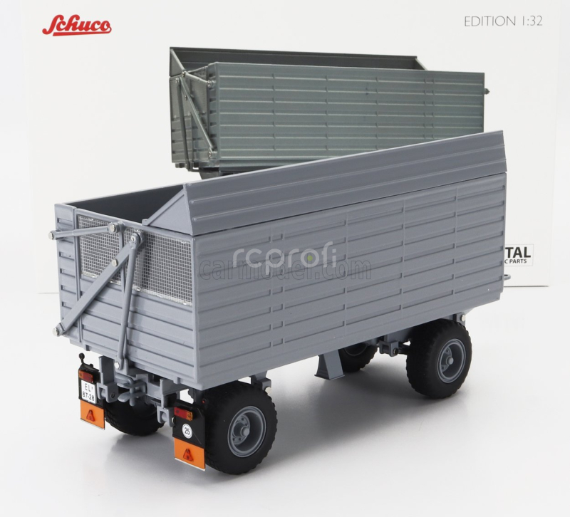 Schuco Fortschritt Trailer For Tractor Hw80 Sha 1980 1:32 Grey