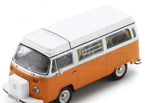 Schuco Volkswagen T2b Camper Van 1962 1:43 Oranžová Bílá