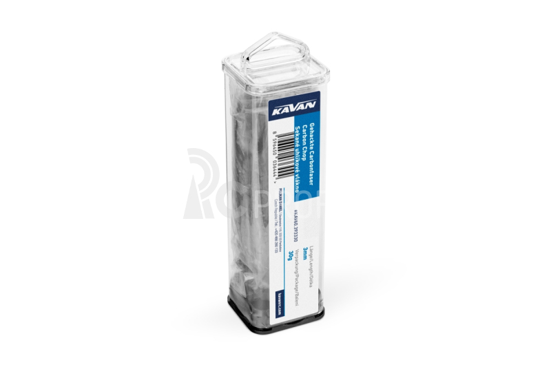 Sekané uhlíkové vlákno 3mm ; 30g