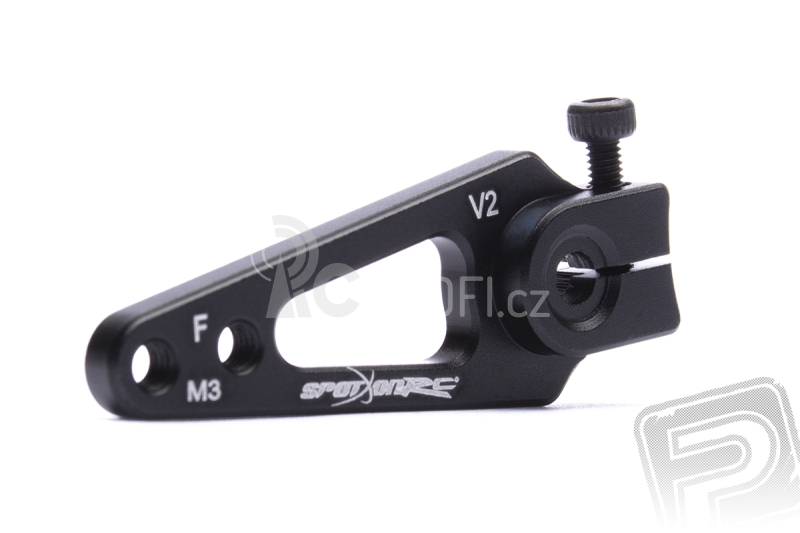 Servo páka 32mm 25zubů (černá), pro serva H,S,F